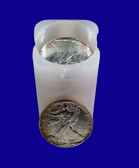 Silver Eagle Coins, qty-20 image