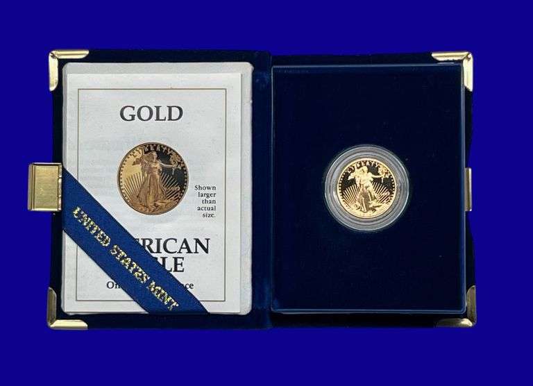 US Mint 1992 American Eagle Gold Coin image