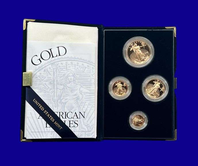 US Mint 2002-W American Eagle Gold Bullion Coins Proof Set image