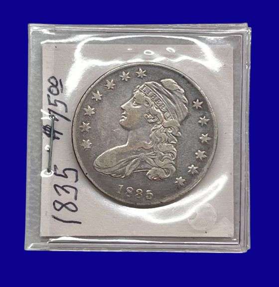 1835 Draped Bust Silver Half Dollar image
