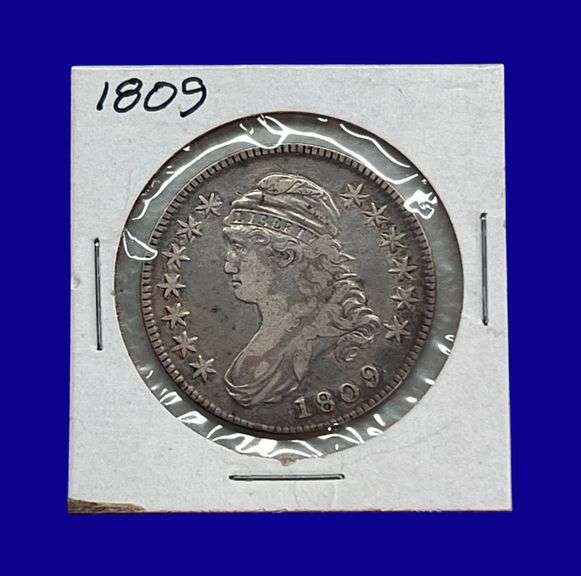 1809 Draped Bust Silver Half Dollar image