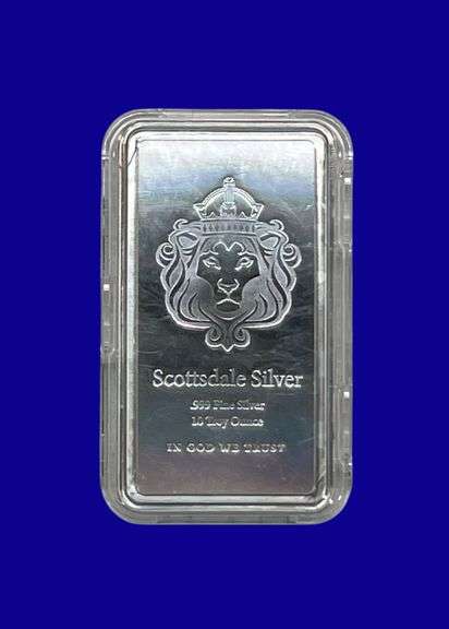 10 Ounce Scottsdale Silver Bar image