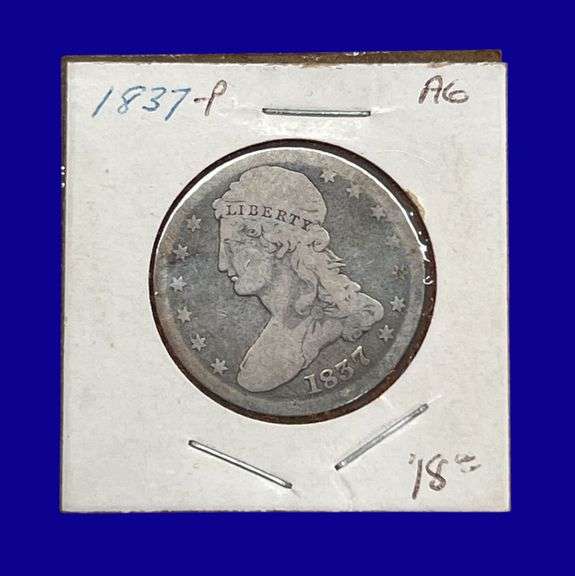 1837-P Draped Bust Silver Half Dollar image