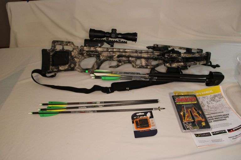 TenPoint Titan crossbow and accessories