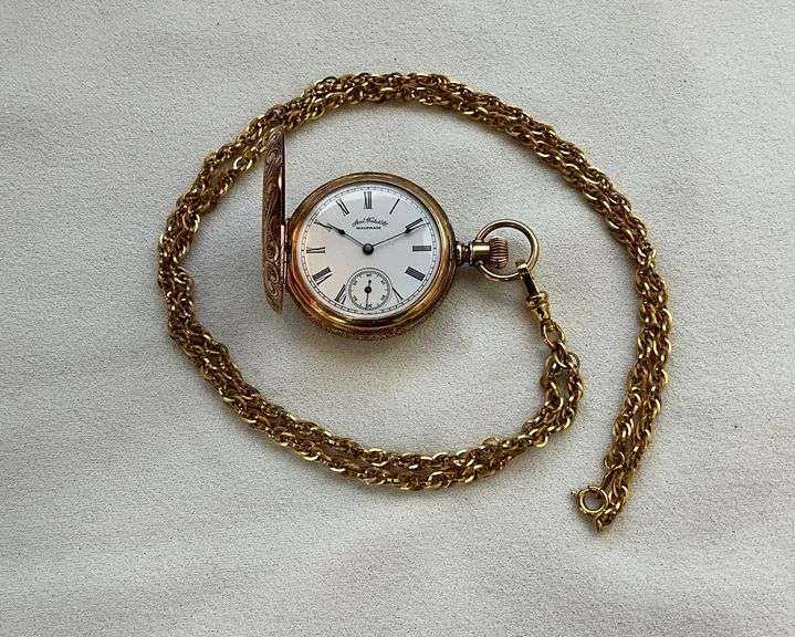 Waltham ladies pocket watch, 14K case image