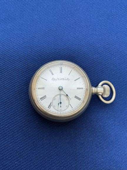 Elgin men's pocket watch, Illinois Watch Case Co. image