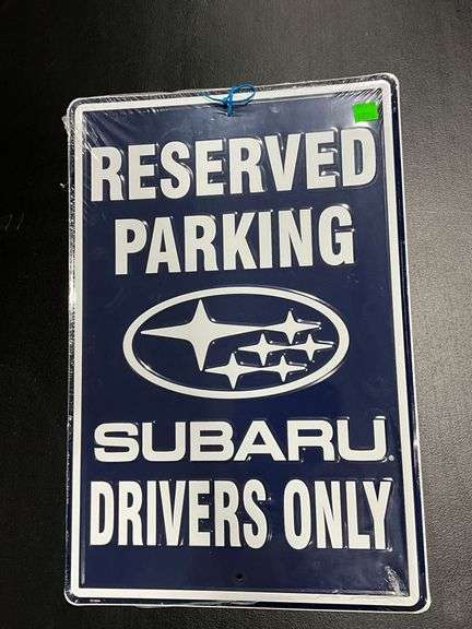 Reserved Parking Subaru Drivers Only