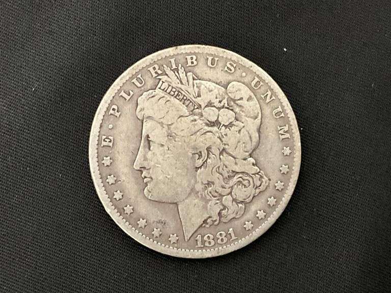 1881-O Morgan silver dollar image