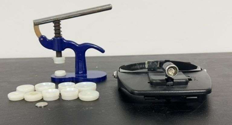 Watch Repair Tool Set with Crystal Press and Loupe image