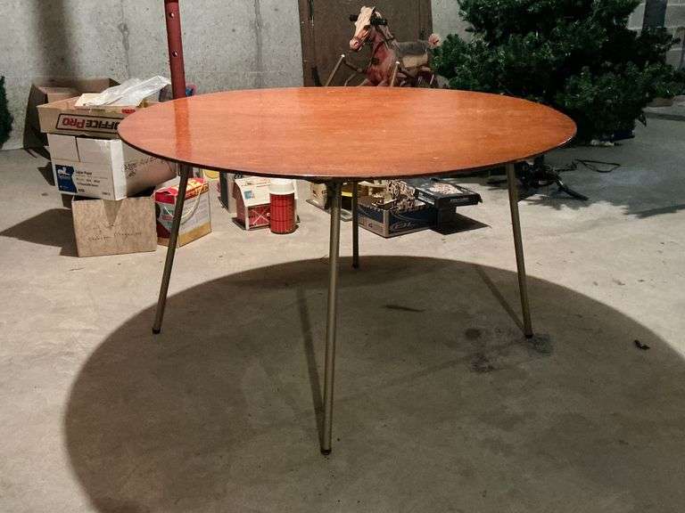 Card table with 48" W homemade table top image