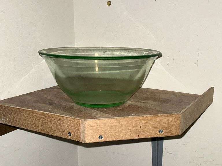 Green mixing bowl image