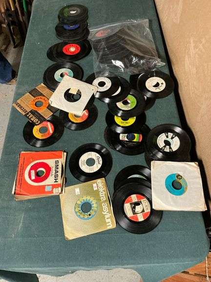 Collection of 45 records image