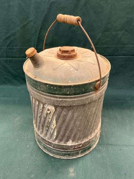Vintage metal gas can image