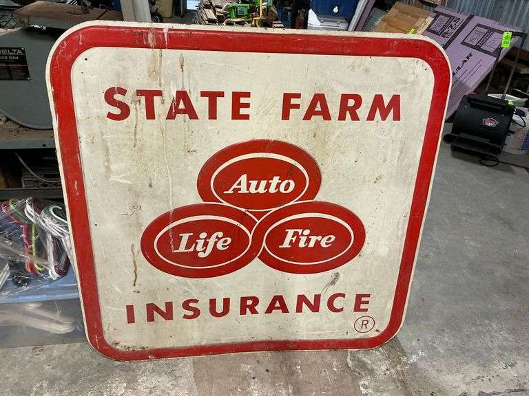 State Farm enamel finish sign image