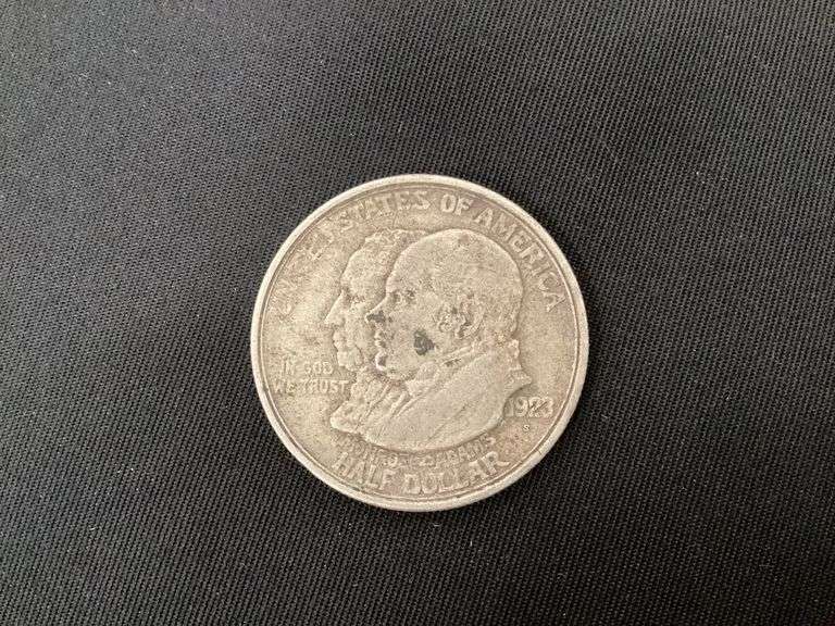 Monroe 1923 commemorative coin, VF image