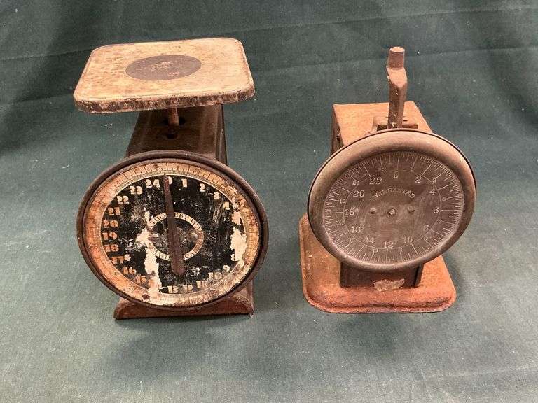 2 vintage countertop scales image