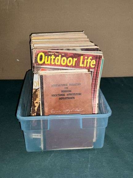 Outdoor Life magazines 1950s & 1960s, Agricultural Bulletins for MO Vocational Ag Depts. image