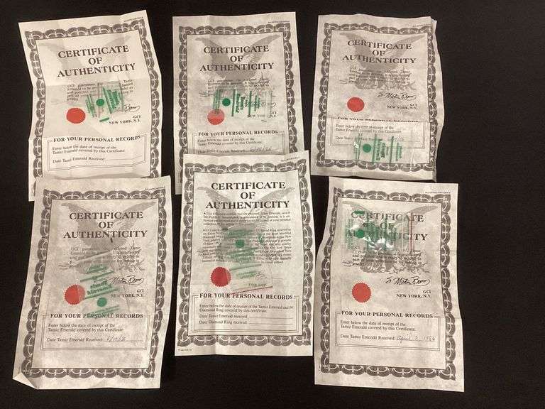 Loose Tamiz Emeralds with COAs image