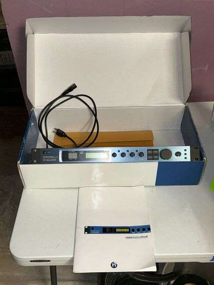 TC-Helicon Voice Works Plus advanced vocal processing mixer, Model HEL006 image