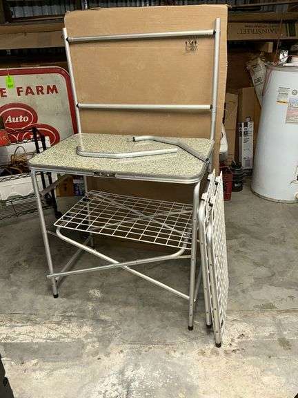 Portable kitchen prep table image