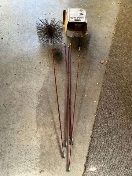 Chimney cleaning brushes image