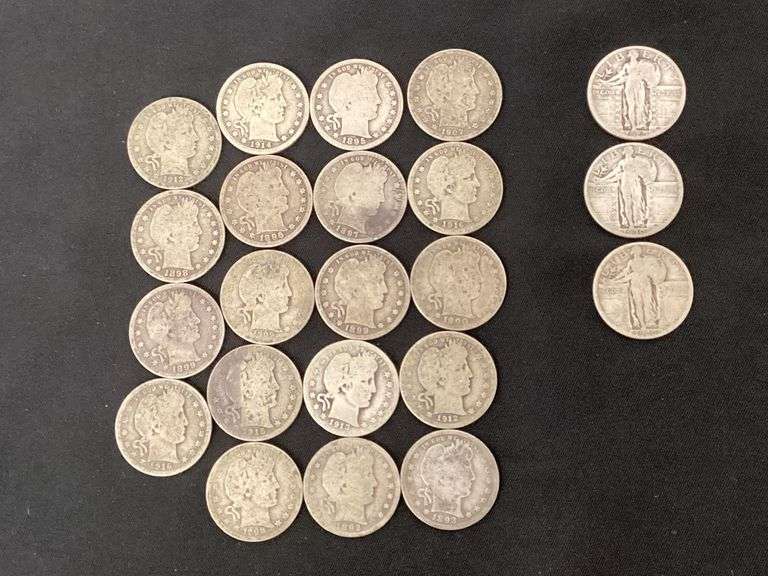 1929, 1926 and 1930-S Standing Liberty quarter fine image