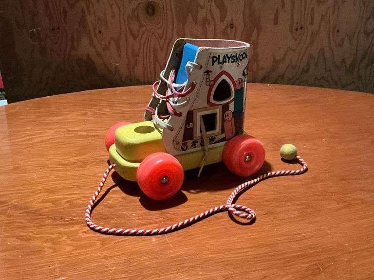 Playskool wooden shoe image