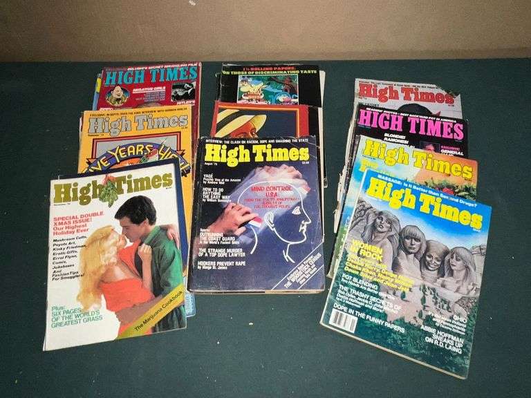 High Times Magazines, 1970s & 1980s. image