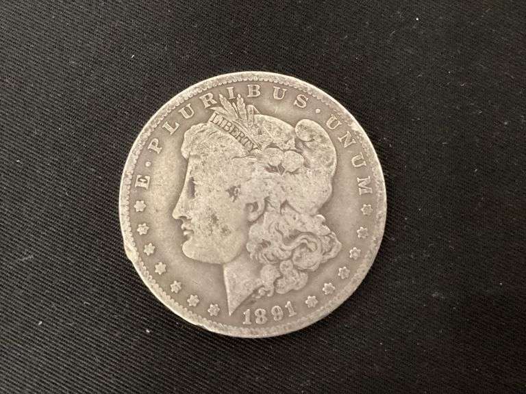 1891-O Morgan silver dollar image