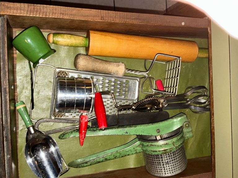 Vintage kitchen utensils image