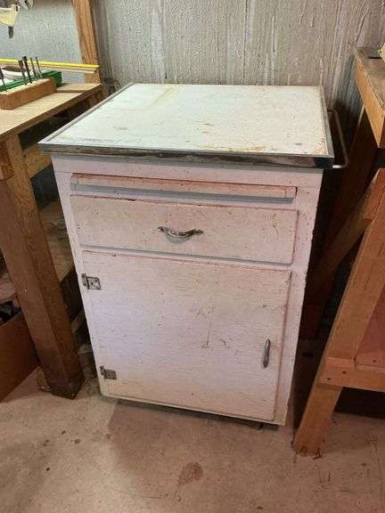 Wood cabinet, 24" x 24" x 37" T image