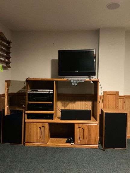 Sharper Image DVD, Onkyo receiver Model TXSV444, Onkyo 6-disc changer Model DXC340, MTX speaker image