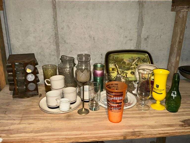 Assortment of glassware image