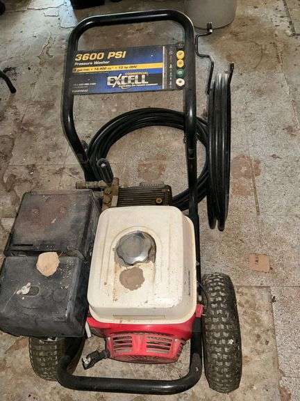 ExCell 3600 psi pressure washer, 13 hp Honda GX390 image