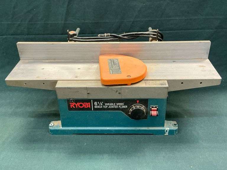 Ryobi 6 1/8" variable speed bench top jointer planer image