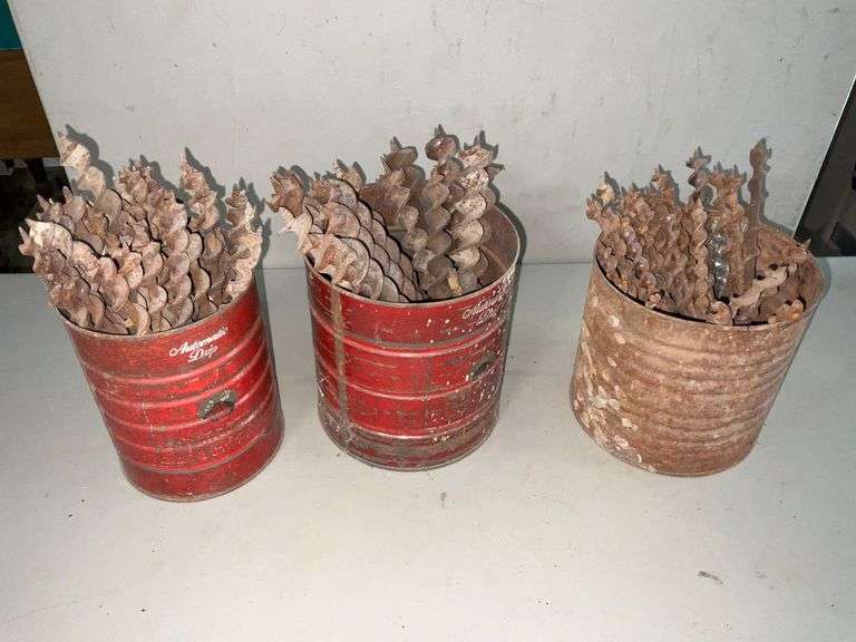 Assortment of wood drill bits image