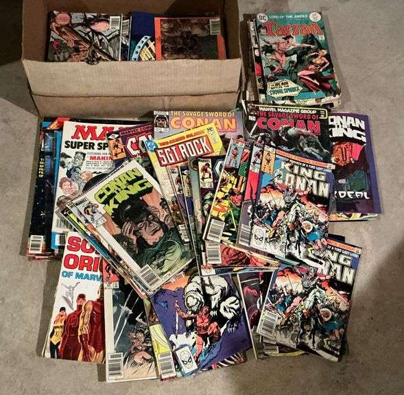 Mad magazine, comic books, Star Wars, Little Lulu, Tarzan, Marvel, DC, etc. image