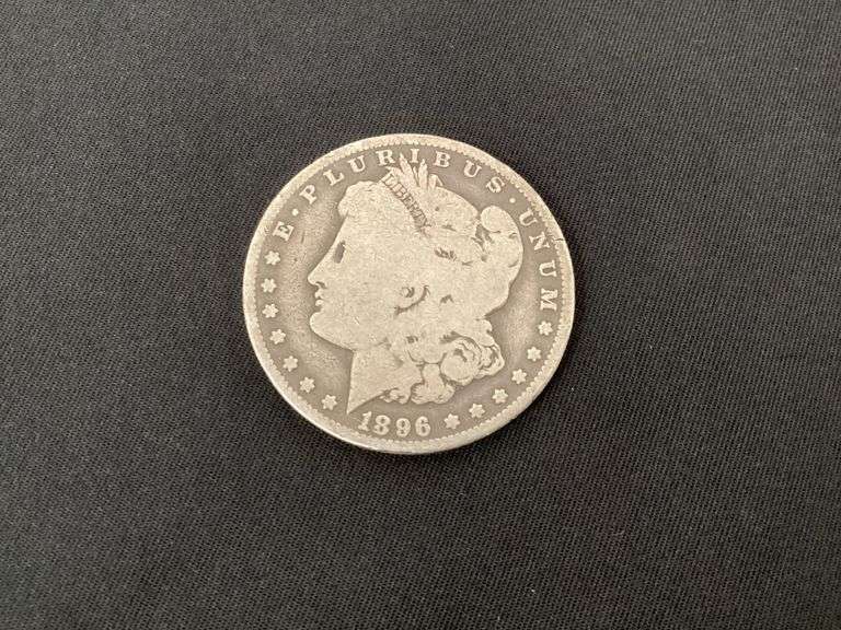 1896-O Morgan silver dollar image