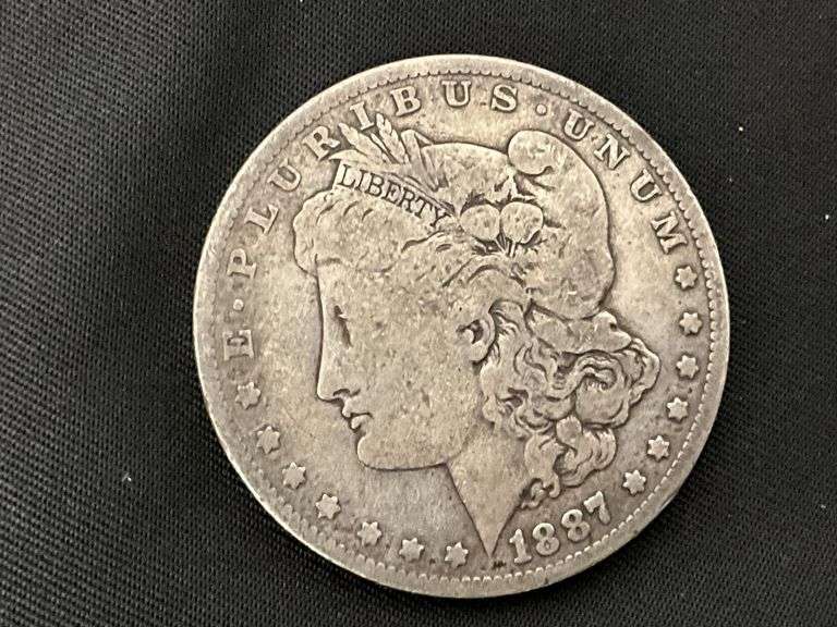 1887-O Morgan silver dollar image