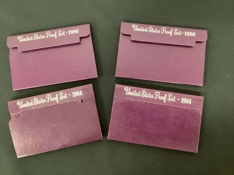 U.S. Proof Sets in plastic presentation sleeves image