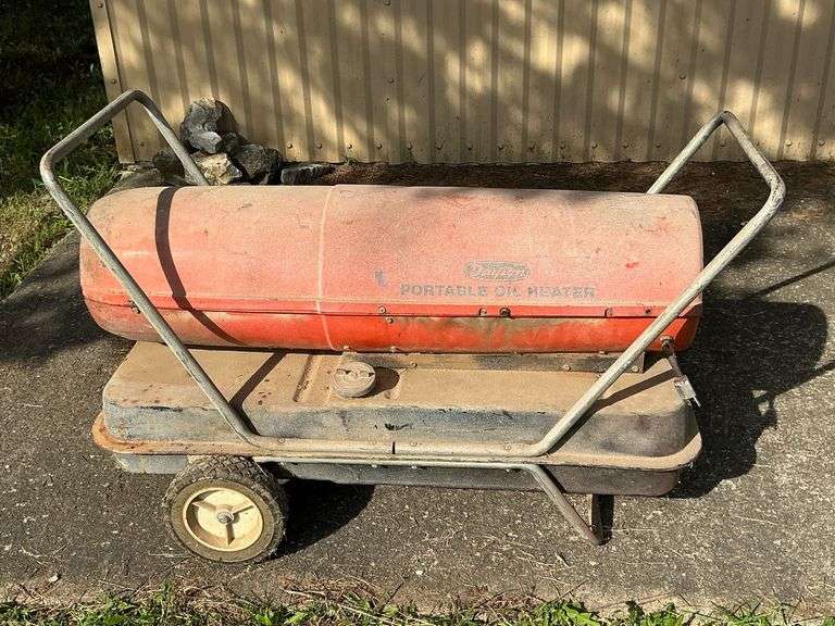Dayton portable oil heater, kerosene, unknown BTU image