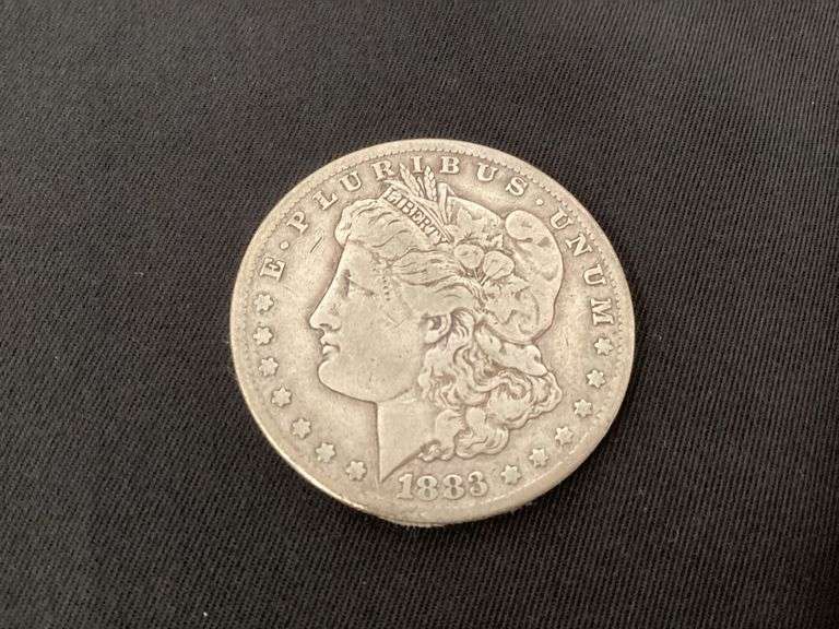 1883-CC Morgan silver dollar image