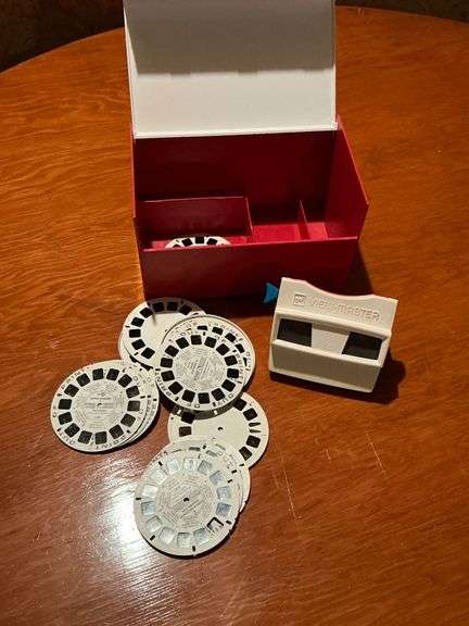 gaf View-Master with reels and plastic case image