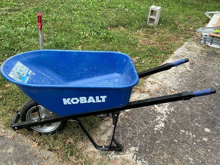 Kobalt contractor wheel barrow image