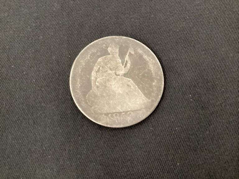 1853 seated half dollar with arrows and rays image