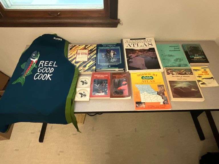 Assortment of fishing & hunting books image