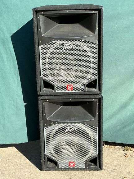 Pair of Peavey SP5, 8 ohms, 800 watt, speakers image
