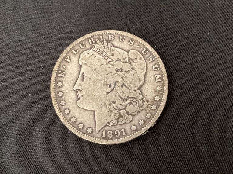 1891-O Morgan silver dollar image