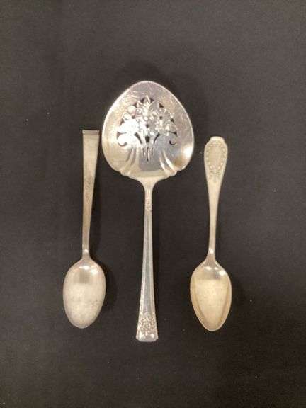 Mountain Rose Sterling serving spoon image