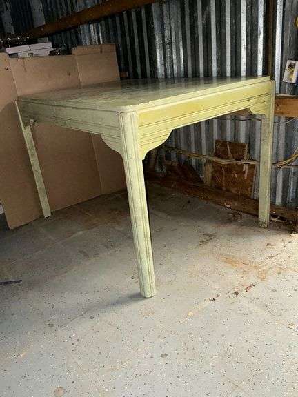 Wooden table, sturdy and well built image